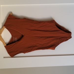 Everlane bodysuit in rust